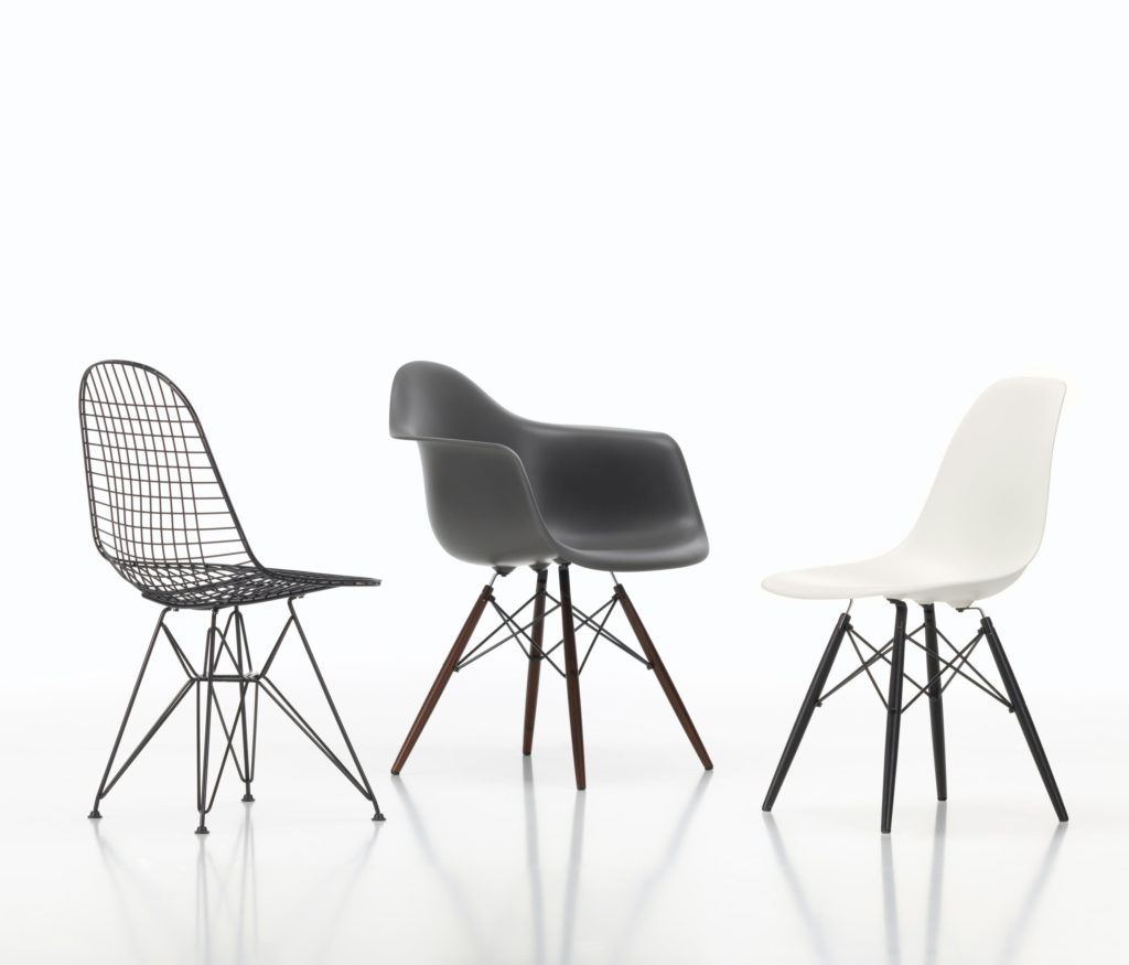 Varie opzioni di scelta per le Eames Chair